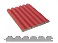 MDF zidna ploča s PVC furnir
